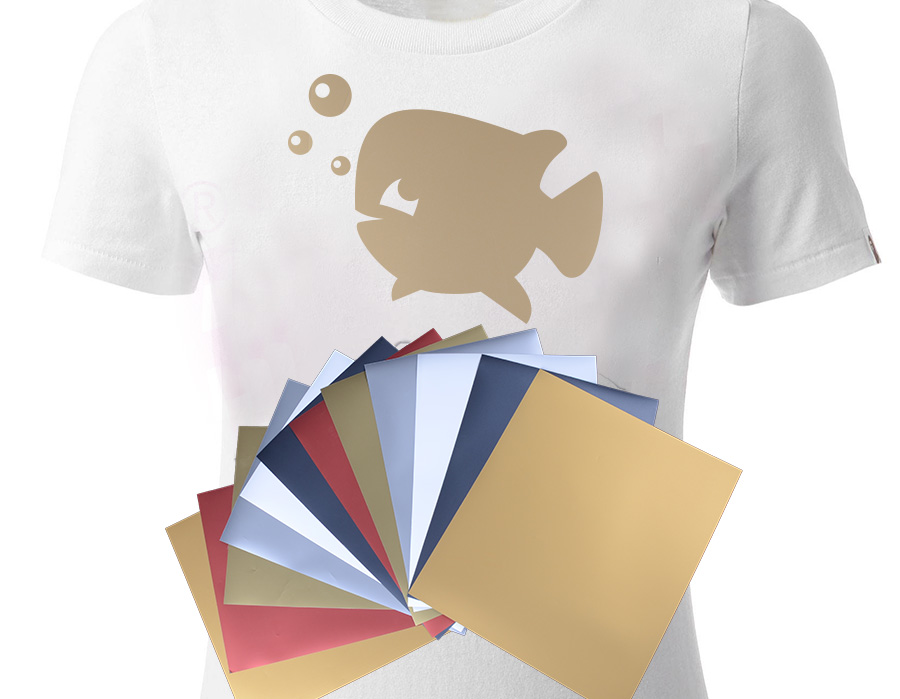 Pearl effect heat transfer vinyl sheets